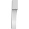 Ekena Millwork 6-in. W x 26-in. D x 34-in. H Westlake Architectural Grade PVC Knee Brace BRCP06X26X34WTL - alternate 2
